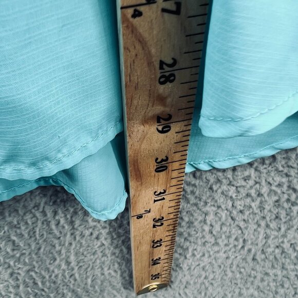 Reel Legends Men Shirt Small Blue Button Front Long Sleeve Fishing Vented Pocket - Picture 8 of 10